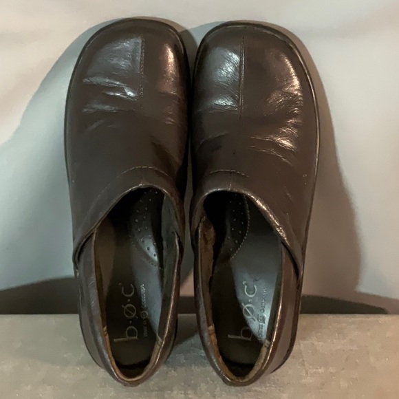 b.o.c.Born Concept Leather SlipOn Wedge Clogs - Picture 5 of 6